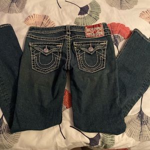 Authentic True Religion Low Rise flare jeans